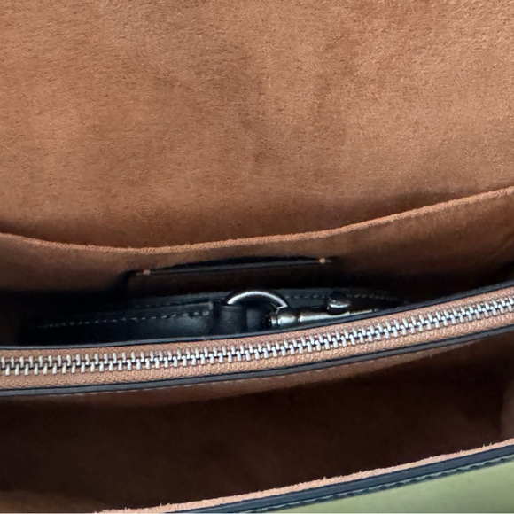 Coach Black Satchel with Structured Design - Picture 6 of 8